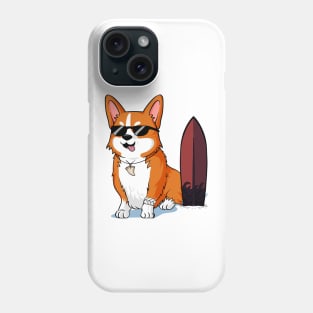 Surfing Corgi Phone Case