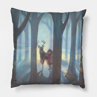 Mystery forest Pillow