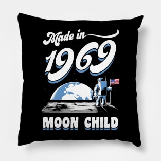 Made in 1969 Moon Child Pillow