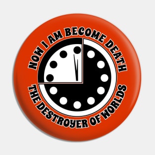 Doomsday clock Pin