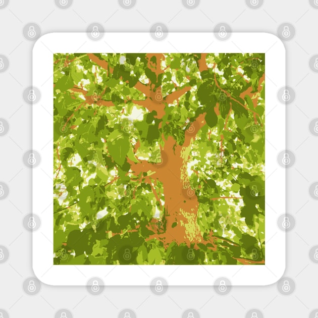 Mulberry-tree, Strawberry tree, mulberry, strawberry, tree, autumn, fall, leaves, leaf, xmas, holiday, holidays, green, Magnet by PrintedDreams