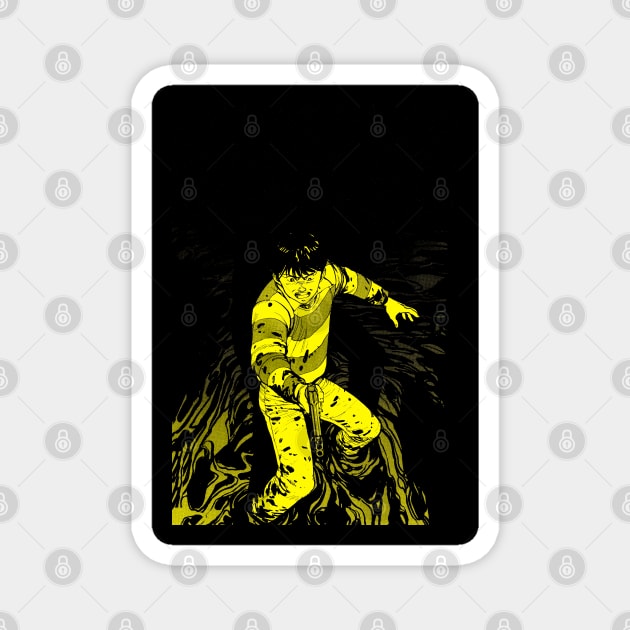 Kaneda yellow Magnet by paisdelasmaquinas