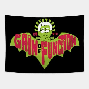 Funny Fauci Gain of Function Bat Chimera Tapestry