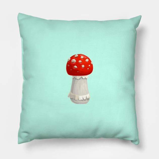 Mushroom Master Fly Agaric Pillow by Mushroom Master