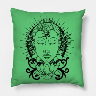 Buddha Lotus Flower Pillow