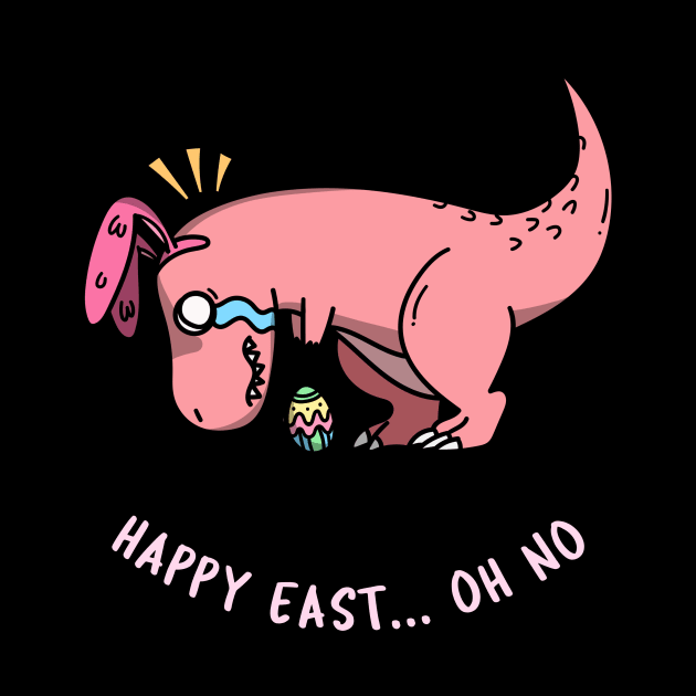 Dinosaur Design- Happy Easter -T Rex by Eternal Experience