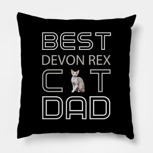 Best Devon Rex Cat Dad Pillow