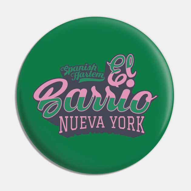 New York El Barrio  - El Barrio Spanish Harlem  - El Barrio  NYC Spanish Harlem Manhattan logo Pin by Boogosh