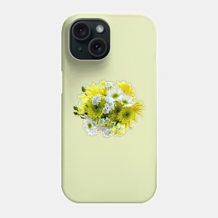 Daisies, Mums and Queen Anne's Lace Bouquet Phone Case