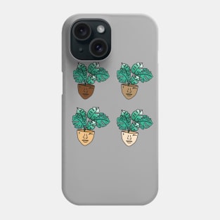 Multicultural Monstera Phone Case