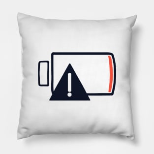 Low Battery Recharge Funny TShirt Pillow