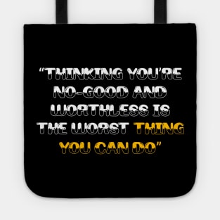 Quote doraemon Tote