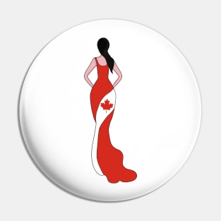 Canada Woman Pin