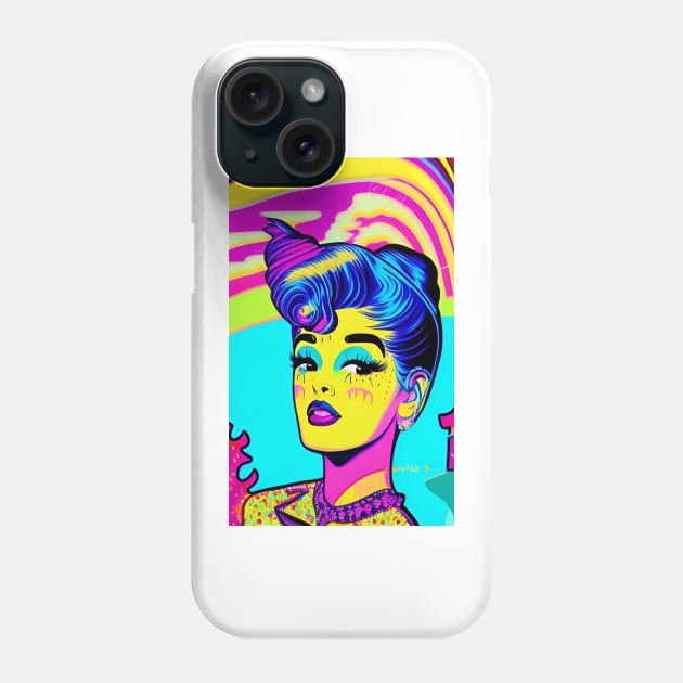 Pop Art Popculture Sexy Woman Phone Case by ShopSunday