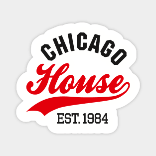 Chicago house est. 1984 Vintage Warehouse electronic dance rave music Magnet