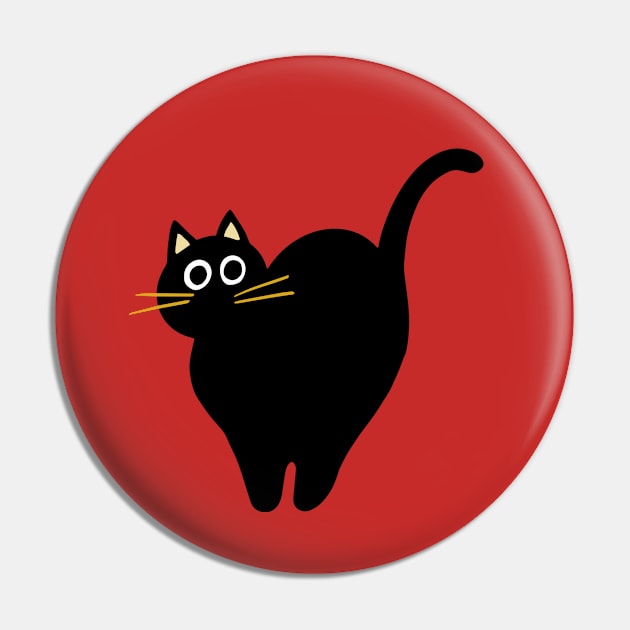 black hump cat Pin by colorofmagic