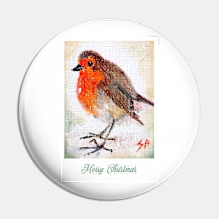 christmas Robin Pin