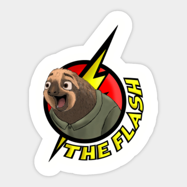 the flash zootopia sticker teepublic