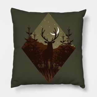 Pad&Prong Taxidermy Forest Bather Badge Pillow