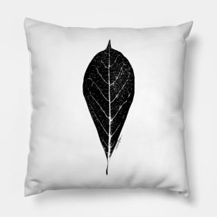 Magnolia Leaf Print Pillow