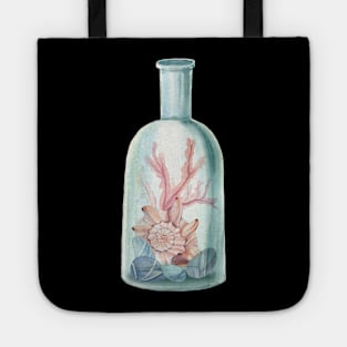 Marine life in a bottle Tote