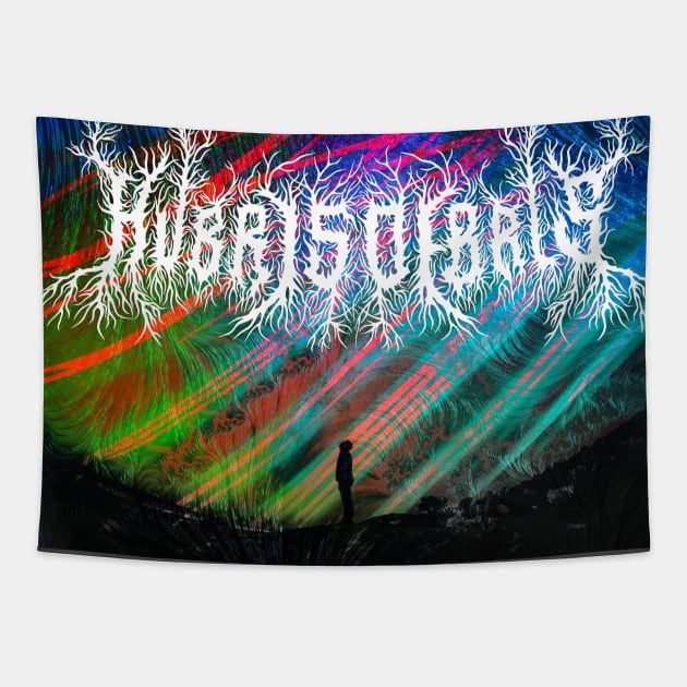 Hubris Debris Wild World Tapestry by Hubris Debris