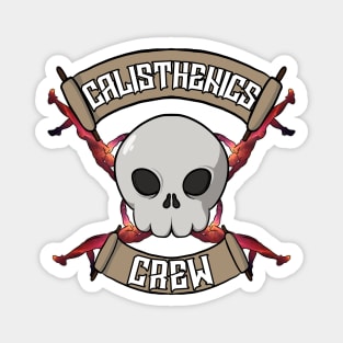 Calisthenics crew Jolly Roger pirate flag Magnet