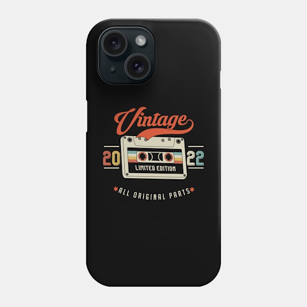 2022 Vintage - Limited Edition All Original Parts Phone Case by Debbie Art