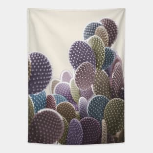 Pastel Cactus: Surreal photo in muted confetti colors Tapestry