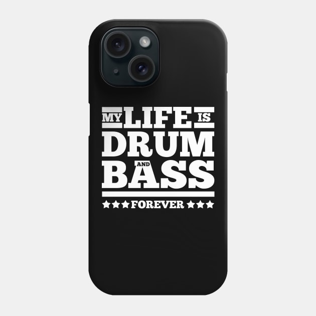 Drum Bass Quote Phone Case by Imutobi