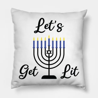 Hanukkah candles Pillow