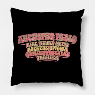 Reviving Musical Legacy: Austus Pablo-inspired Design Pillow