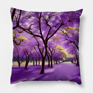 Jacarandas In Bloom Pillow