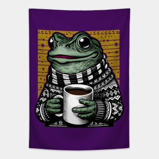 Froggy Morning Tapestry