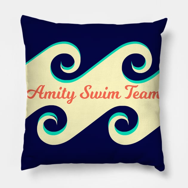 Amity Swim Team Pillow by TheDaintyTaurus