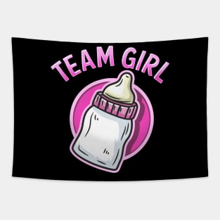 Team Girl - Gender Reveal Party - Baby Shower Gift Tapestry