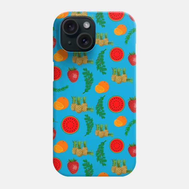 Pineapple And watermelon - Tropical Phone Case by ASOR14