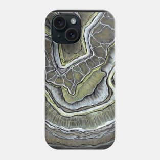 LEMON CALCITE GEODE AGATE QUARTZ ART Phone Case