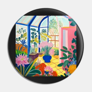 Flowers in the greenhouse Pin