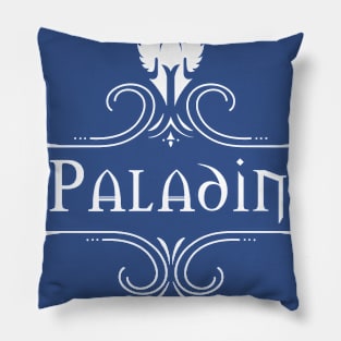 Paladin D&D class with embellishment Pillow