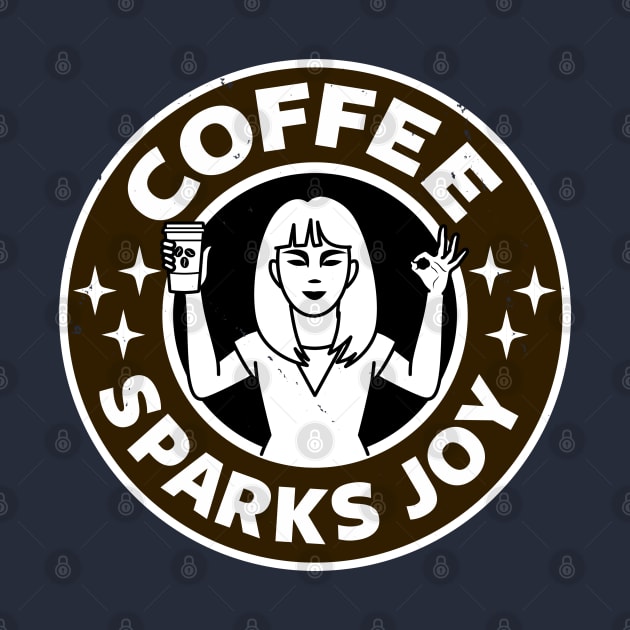 Coffee Sparks Joy Coffee Inspired Gift For Coffee Lovers by BoggsNicolas