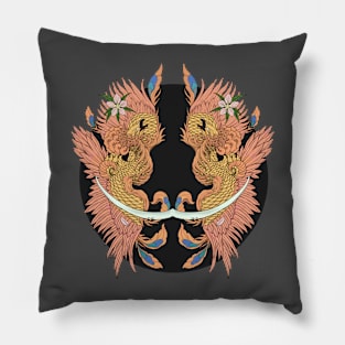 Twin Phoenix Pillow