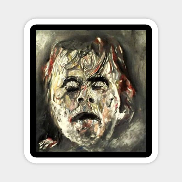 exorcist Magnet by Mike Nesloney Art