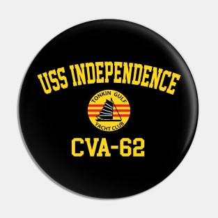 USS Independence CVA-62 Tonkin Gulf Yacht Club Pin