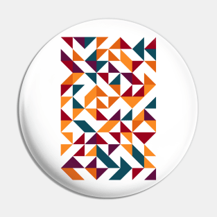 Creative Geometric Colourful Triangle Pattern #42 Pin