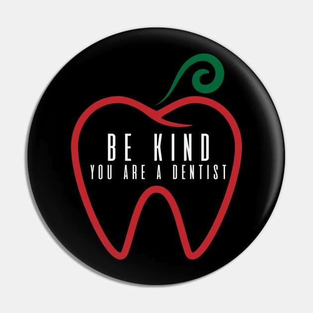 Dentist Apple Pin by CTShirts