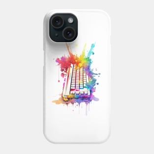 Colourful Keyboard - I love programming Phone Case