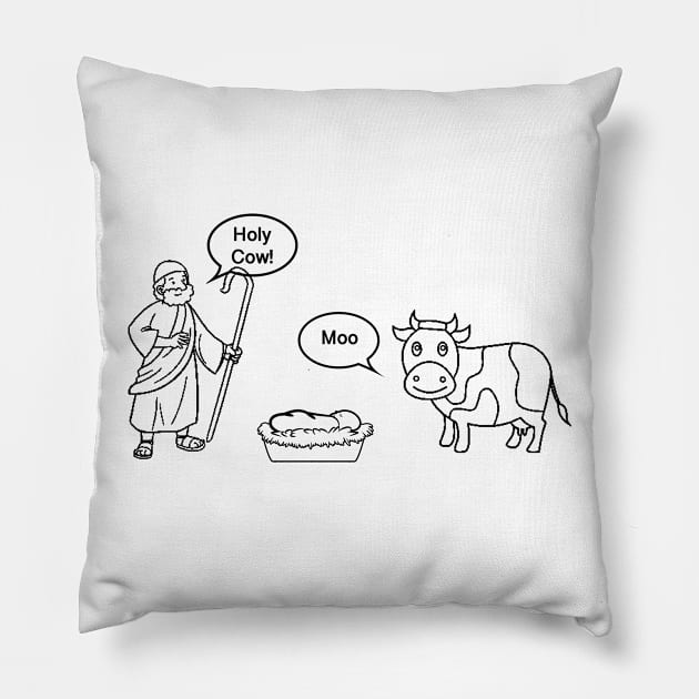 Holy cow. Pillow by GiveItAThought