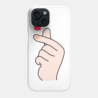 Finger heart 2 Phone Case