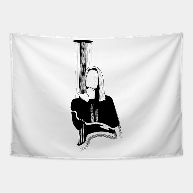 Black & white Elegant Art 31 Tapestry by Frajtgorski